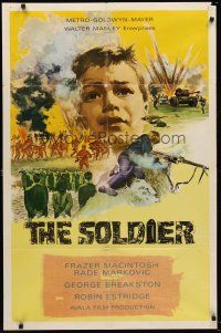 1e798 SOLDIER 1sh '66 George Breakston's Vojnik, Fraser Macintosh, battle art!