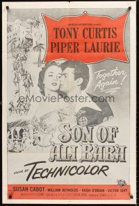 1e801 SON OF ALI BABA military 1sh '52 Tony Curtis & Piper Laurie together again!