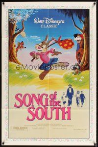 1e804 SONG OF THE SOUTH 1sh R86 Walt Disney, Uncle Remus, Br'er Rabbit & Br'er Bear!