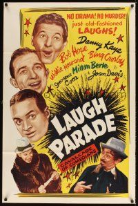 1e808 SOUND OF LAUGHTER 1sh '63 Bob Hope, Bing Crosby & Danny Kaye in a star-studded parade!