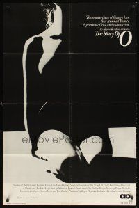 1e825 STORY OF O 1sh '76 Histoire d'O, Udo Kier, x-rated, sexy silhouette image!