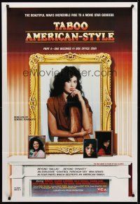1e848 TABOO AMERICAN STYLE 4: THE EXCITING CONCLUSION video/theatrical 1sh '85 Raven, Sharon Kane!