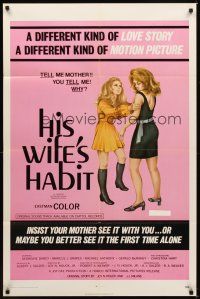 1e979 HIS WIFE'S HABIT 1sh R71 Gerald McRaney, tell me mother, why?