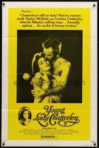 1e993 YOUNG LADY CHATTERLEY r-rated style 1sh '77 Harlee McBride & Peter Ratray!