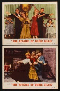 1f889 AFFAIRS OF DOBIE GILLIS 2 LCs '53 Debbie Reynolds, Bobby Van in title role, Bob Fosse!