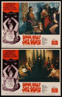 1f904 BLOOD ORGY OF THE SHE DEVILS 2 LCs '72 Lila Zaborin, Tom Pace, wild sexy images!