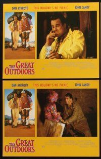 1f257 GREAT OUTDOORS 8 LCs '88 Dan Aykroyd, John Candy, written by John Hughes!
