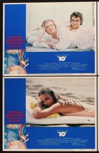 1f029 '10' 8 LCs '79 Blake Edwards directed comedy, Dudley Moore, sexy Bo Derek!