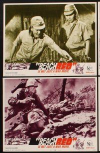 1f080 BEACH RED 8 LCs '67 star & director Cornel Wilde, Rip Torn, World War II soldiers!