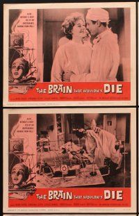 1f662 BRAIN THAT WOULDN'T DIE 6 LCs '62 alive w/o a body, fed by an unspeakable horror from Hell!