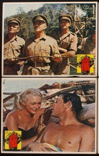 1f112 BRIDGE ON THE RIVER KWAI 8 LCs R72 William Holden, Alec Guinness, David Lean classic!