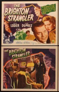 1f114 BRIGHTON STRANGLER 8 LCs '44 June Duprez, John Loder, death in his clawing fingers!