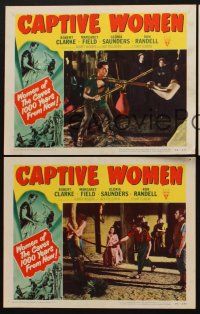 1f842 CAPTIVE WOMEN 3 LCs '52 futuristic sexy sci-fi 1,000 years after the atom bomb!