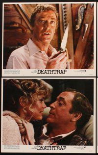 1f161 DEATHTRAP 8 LCs '82 Chris Reeve, Michael Caine w/cool knife & sexy Dyan Cannon!