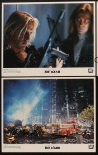 1f850 DIE HARD 3 LCs '88 Alan Rickman & terrorists, crime classic!