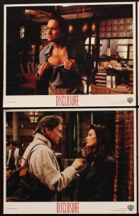 1f170 DISCLOSURE 8 LCs '94 Michael Douglas, sexy Demi Moore, directed by Barry Levinson!