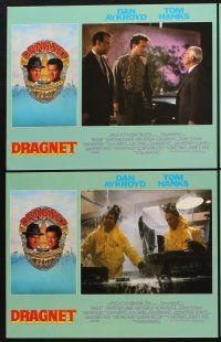 1f178 DRAGNET 8 LCs '87 Dan Aykroyd as detective Joe Friday with Tom Hanks!