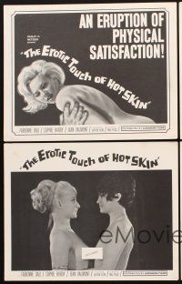 1f765 EROTIC TOUCH OF HOT SKIN complete set of 4 LCs '66 Radley Metzger, Fabienne Dali, sexy images