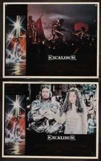1f195 EXCALIBUR 8 LCs '81 John Boorman directed, Nicholas Clay, Nigel Terry, sexy Cherie Lunghi!