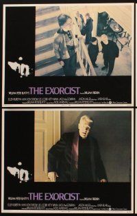 1f196 EXORCIST 8 LCs '74 William Friedkin classic, Max Von Sydow as Father Merrin, Linda Blair!