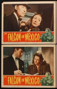 1f631 FALCON IN MEXICO 7 LCs '44 detective Tom Conway, Mona Maris, Martha Vickers, film noir!