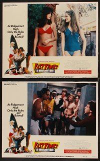 1f206 FAST TIMES AT RIDGEMONT HIGH 8 LCs '82 Sean Penn as Spicoli, sexy Phoebe Cates, classic!