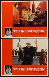 1f208 FELLINI SATYRICON 8 LCs '70 Federico's Italian cult classic, Rome before Christ!