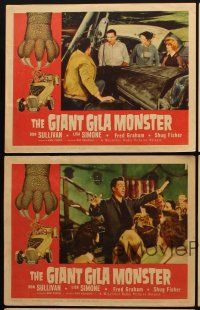 1f735 GIANT GILA MONSTER 5 LCs '59 Don Sullivan, Lisa Simone, teens in hot rod monster action!