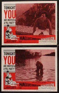 1f269 HALLUCINATION GENERATION 8 LCs '67 you are invited to a pill party, George Montgomery!