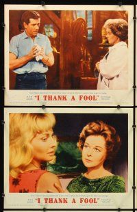 1f297 I THANK A FOOL 8 LCs '62 Susan Hayward would kill for love, Peter Finch may be the fool!