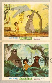 1f785 JUNGLE BOOK 4 LCs '67 Walt Disney cartoon classic, great image of all characters!