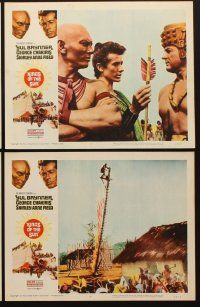 1f325 KINGS OF THE SUN 8 LCs '64 Yul Brynner, George Chakiris, sexy Shirley Anne Field!