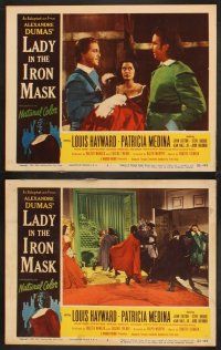 1f640 LADY IN THE IRON MASK 7 LCs '52 Louis Hayward, Patricia Medina, Three Musketeers!