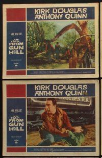 1f684 LAST TRAIN FROM GUN HILL 6 LCs '59 Kirk Douglas, Anthony Quinn, directed by John Sturges!