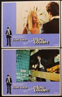 1f344 LONG GOODBYE 8 LCs '73 Elliott Gould as Philip Marlowe, Sterling Hayden, Nina Van Pallandt!