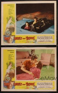 1f791 LOST, LONELY & VICIOUS 4 LCs '58 Ken Clayton, Barbara Wilson, old cars & bad girls!