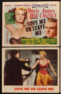 1f348 LOVE ME OR LEAVE ME 8 LCs '55 sexy Doris Day as famed Ruth Etting, James Cagney!
