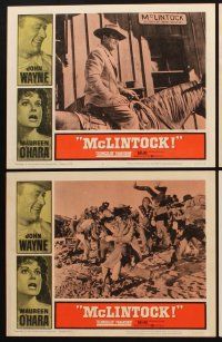 1f363 McLINTOCK 8 LCs '63 best image of John Wayne giving Maureen O'Hara a spanking!