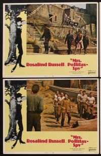 1f380 MRS. POLLIFAX - SPY 8 LCs '71 Rosalind Russell, wacky Frank Frazetta border artwork!