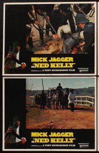 1f386 NED KELLY 8 LCs '70 Mick Jagger as legendary Australian bandit, Tony Richardson!