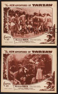 1f865 NEW ADVENTURES OF TARZAN 3 chapter 10 LCs '35 Bruce Bennett, from Edgar Rice Burroughs!