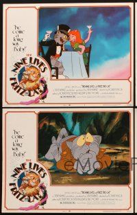 1f796 NINE LIVES OF FRITZ THE CAT 4 LCs '74 AIP, Robert Crumb, great cartoon feline images!