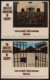 1f799 PAPILLON 4 LCs '73 cool images of prisoners Steve McQueen & Dustin Hoffman!