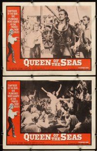 1f647 QUEEN OF THE SEAS 7 LCs '61 Umberto Lenzi, sexy female pirate Lisa Gastoni!