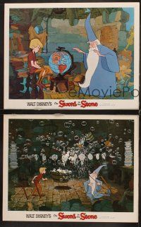 1f881 SWORD IN THE STONE 3 LCs '64 Disney's cartoon story of young King Arthur & Merlin the Wizard!