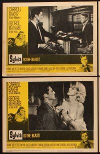 1f526 SYLVIA 8 LCs '65 sexy Carroll Baker is the powder, George Maharis is the fuse!