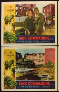 1f530 TANK COMMANDOS 8 LCs '59 AIP, Wally Campo, Maggie Lawrence, cool images of WWII battle!