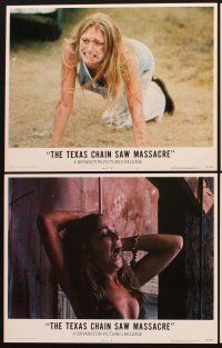 1f541 TEXAS CHAINSAW MASSACRE 8 LCs '74 Tobe Hooper cult classic slasher, Marilyn Burns!