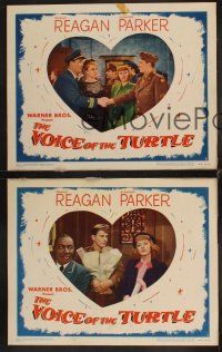 1f885 VOICE OF THE TURTLE 3 LCs '48 cool romantic images of Ronald Reagan & Eleanor Parker!