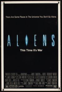 1g034 ALIENS 1sh '86 James Cameron, there are some places in the universe you don't go alone!